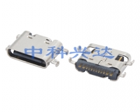 上海TYPE C F单排16PIN沉板0.8